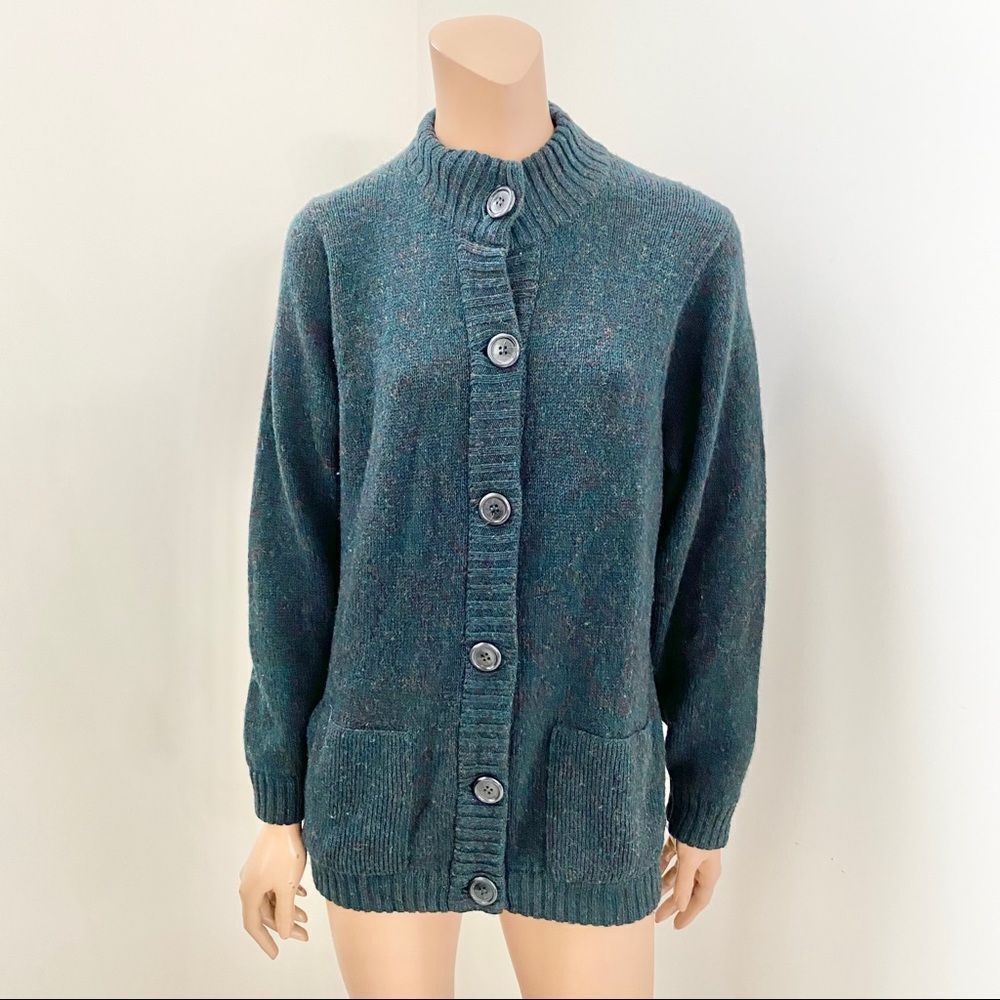 Murray Brothers vintage green lambwool cardigan M